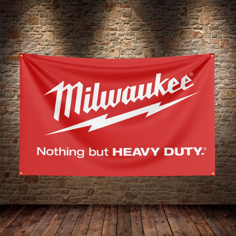 

3X5Ft Milwaukees Flag Polyester Printed Car Banner For Decor