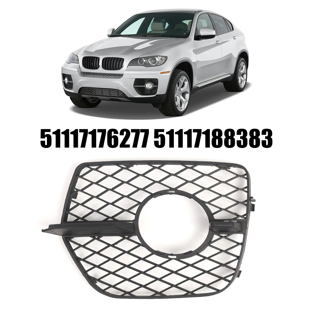 

Car Front Bumper Fog Light Open Grill For BMW X6 E71 E72 2008-2014 51117176277 Fog Light Grille Grill-Honeycomb Mesh Lamp Cover