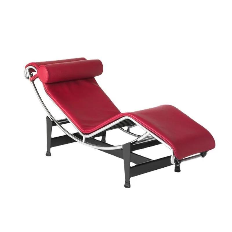 

Chaise Lounge Leather Single Chaise Lounge Living Room Balcony Leisure Sofa Chair