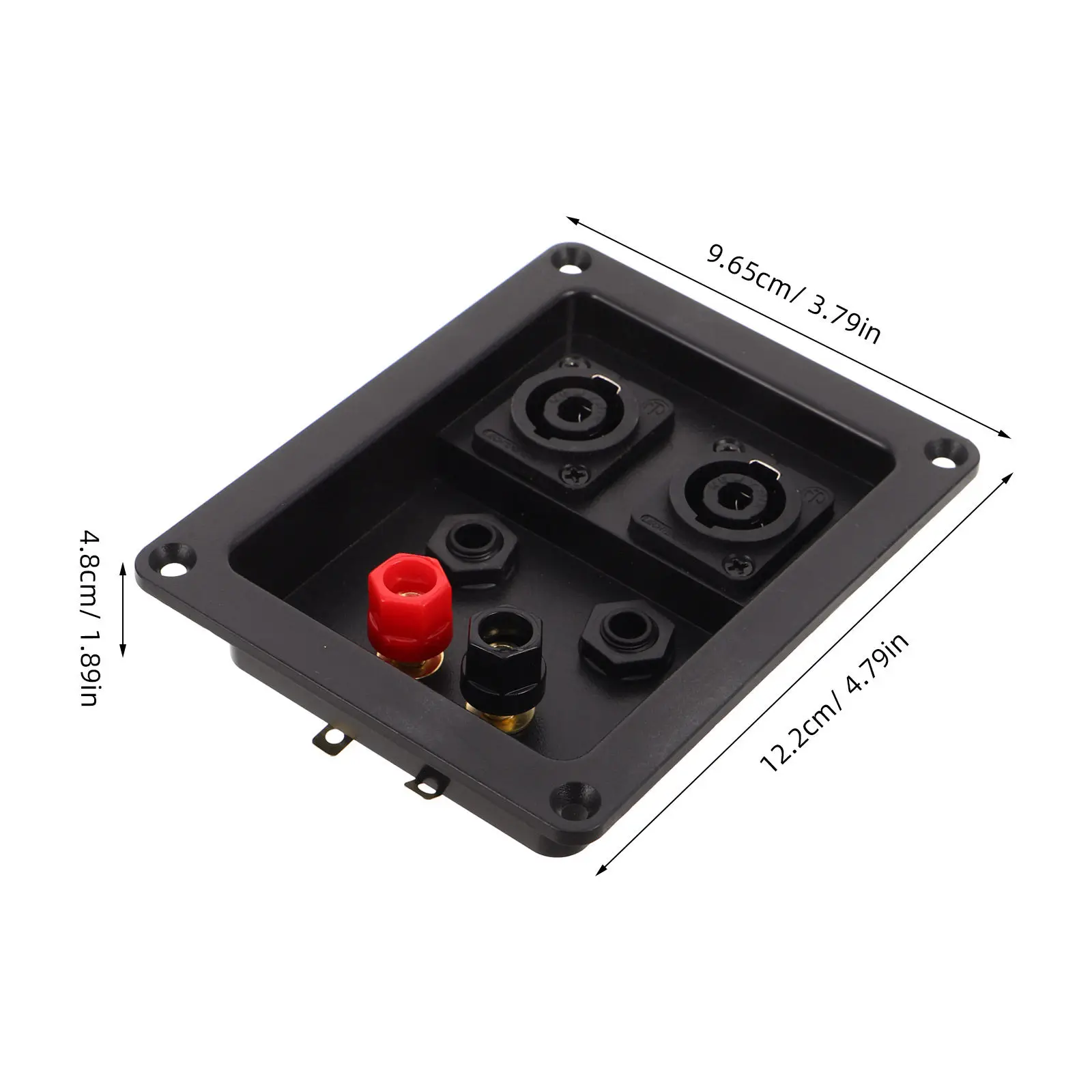 6 Position Speaker Wire Terminal Block Home Audio Speaker Box Terminal Cup Subwoofer Wire Connector Binding Post Cup Car Audio