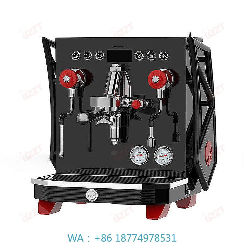 Commercial Italian Cafe Espresso Maker, Dual Heating Thermoblock 3 Water Pump to Make Latte Coffee Brewing Tool