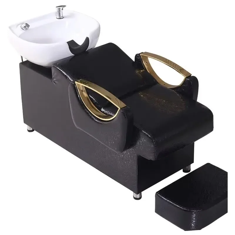 #Creative Trendy Shampoo Bed Professional Hair Luxury Salon Shampoo Bed Premium Exquisite Aesthetic Lit De Shampooing Furniture