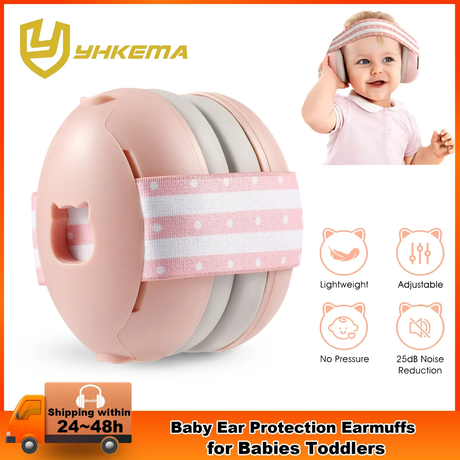 NEW Baby Earmuff Protection for Babies and Toddlers,Comfortable Baby Headphones Against Hearing Damage&Improves Sleep