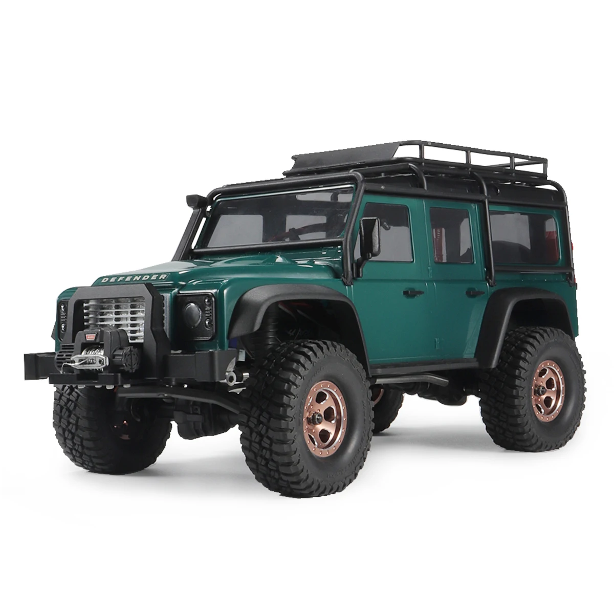 1,0 дюймовые резиновые колеса для внедорожника на радиоуправлении TRX4M Bronco Defender FCX24 SCX24