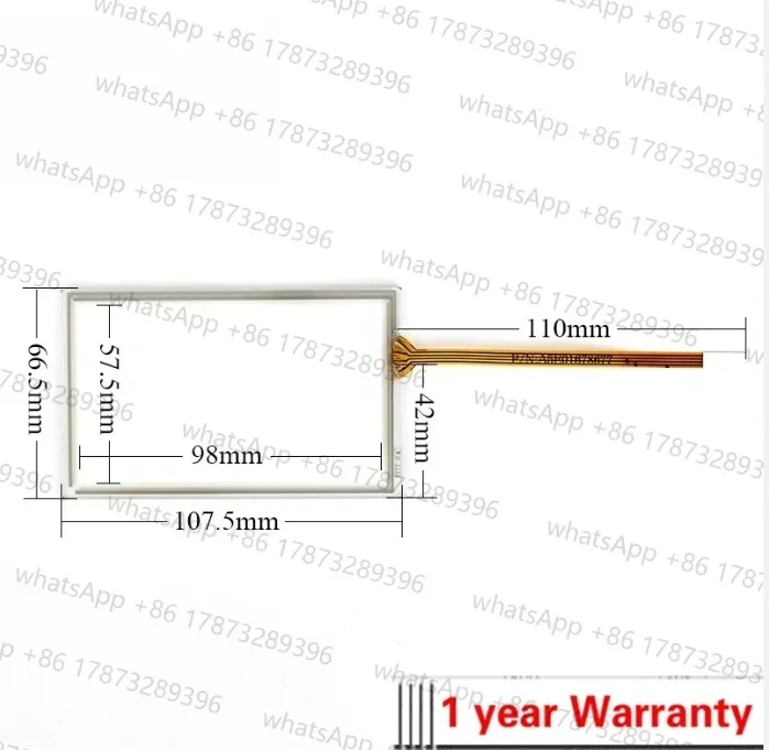 Pannello touch screen in vetro per 6AV2125-2DB23-0AX0 6AV2 125-2DB23-0AX0 KTP400F Pannello touchscreen mobile e pellicola a membrana