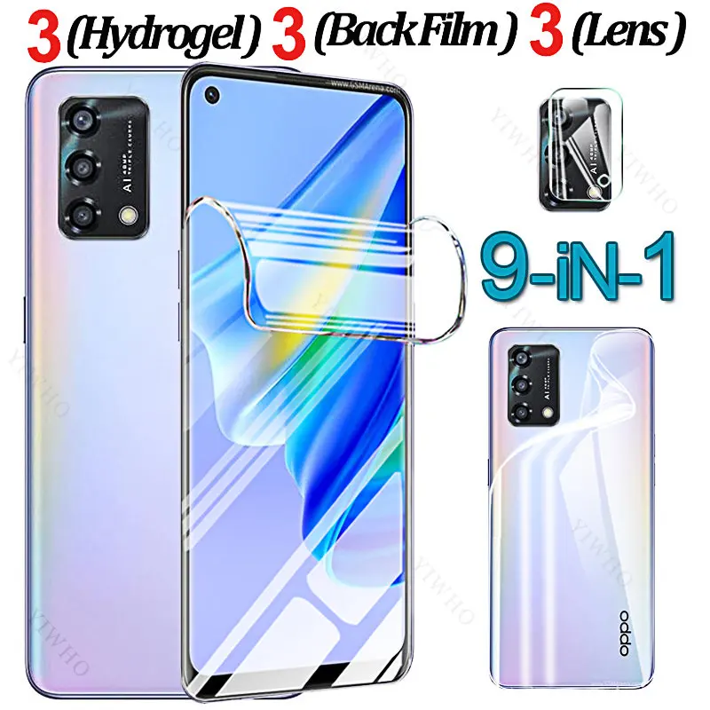 Screen Protector for Oppo Reno 6 Lite Full Glue Hydrogel Film for Oppo Reno6lite 6.43