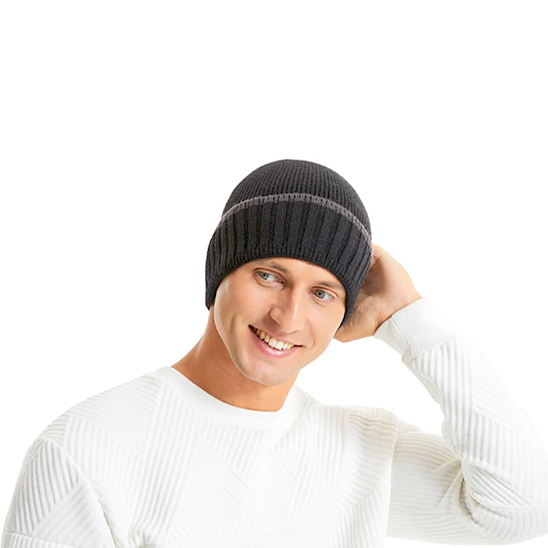 Berretti lavorati a maglia unisex Cappello addensato Autunno Inverno Cappello caldo Berretti anca Skullcap per donna Uomo Protezione antivento per ciclismo all'aperto