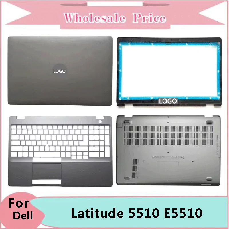 laptop lcd tampa traseira para dell dell notebook latitude 5510 e5510 precisao 3551 moldura frontal upper palmrest inferior case teclado h novo 01