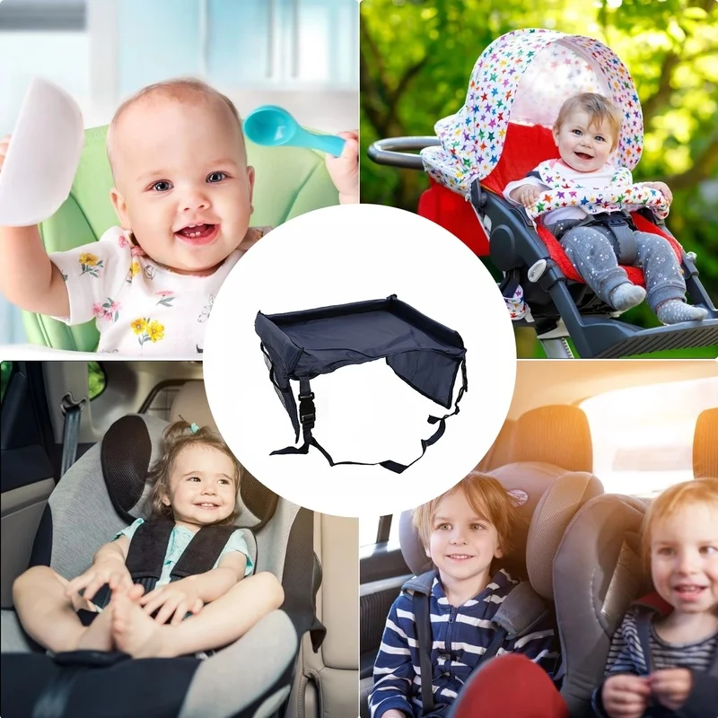 Road Trip Essentials vassoio da viaggio per bambini, per seggiolini auto vassoio da giro per attività di grandi dimensioni organizzatore tascabile da tavolo amato dai più piccoli, dai bambini