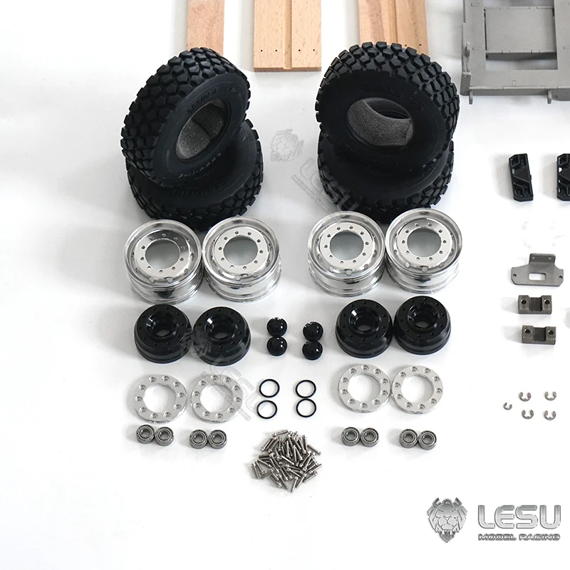 LESU RC plaque de remorque en métal Kits non peints pour 1/14 télécommande compacte chargeur hydraulique bricolage modèle jouets TH19606