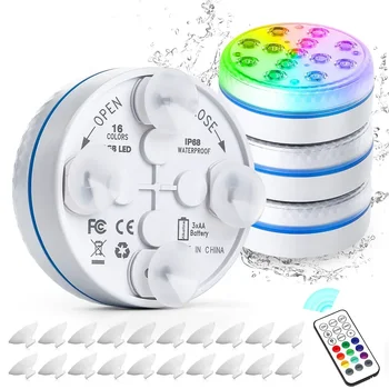 13-LED RGB Submersible Underwater Light with Remote Control 1