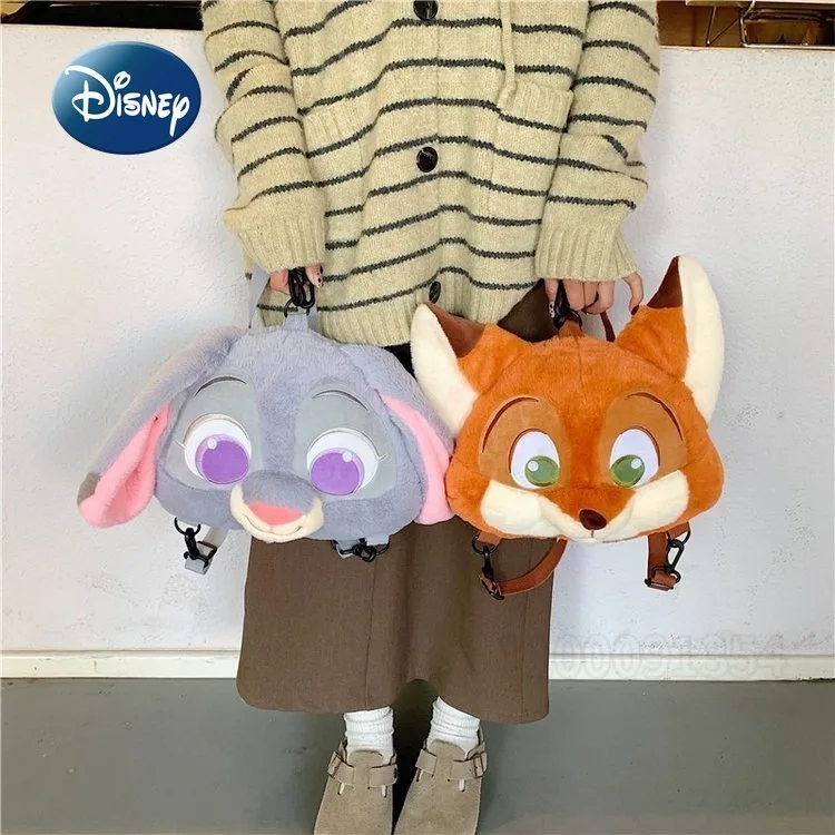 Disney Judinick Nieuwe Pluche Rugzak Cartoon Leuke Pluche Damesrugzak Grote Capaciteit Casual Damesrugzak Hoge Kwaliteit