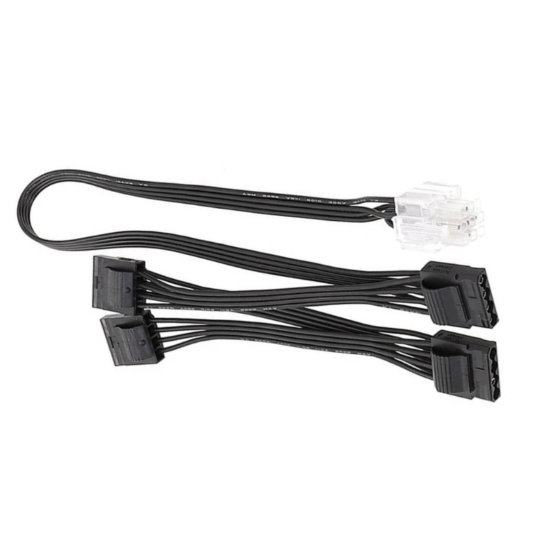 9 Pin Series Modular Cable to Molex 4PIN D Type X4 X3 Power Supply Connector Perfect for Super Flower LEADEX G650 Dropship