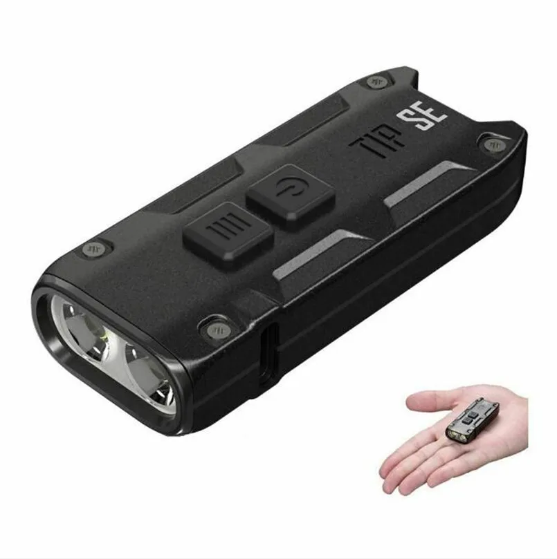 NItecore TIP SE Lampe de poche Porte-clés Lumière 700 Lumens LED Touristes-Core USB-C Rechargeable EDC Torche de poche Lanterne Lampe