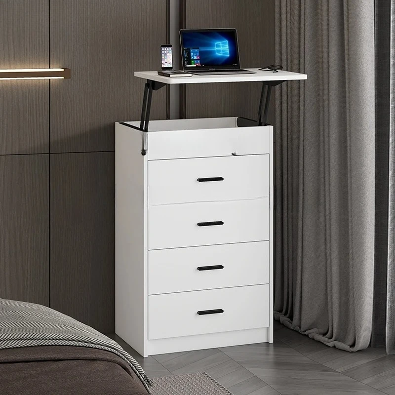 PYH modern minimalist light luxury integrated storage cabinet, four drawers, storage, living room side cabinet