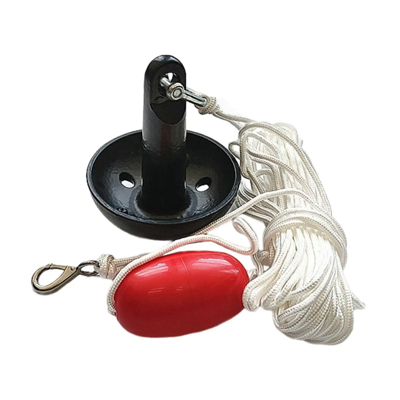 

Mushroom Anchor Kit 5 lbs with Rope Solid Steel for Paddle Board Raft