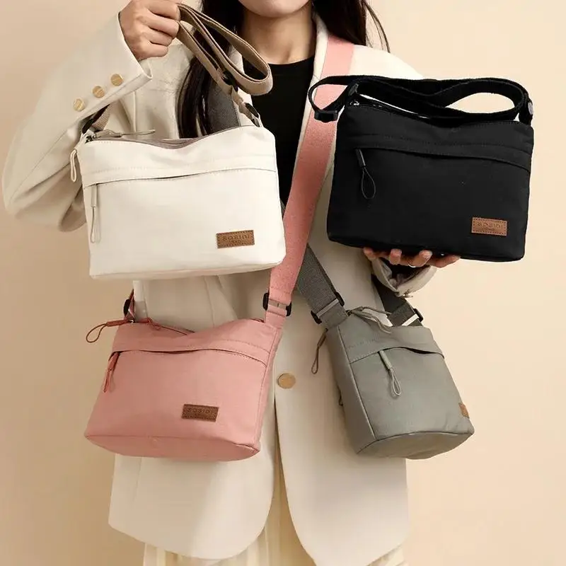 

3 Main Pockets High Capacity Shoulder Crossbody Bag For Women Multi-pocket Purse Handbag Suitable For Mothers Shopping