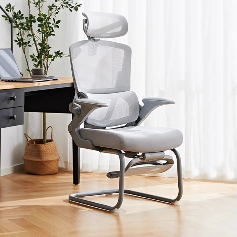 

Executive Mesh Nordic Chairs Armrest Ventilation Gray Conference Ergonomic Office Chair Recliner Computer Silla Furniture