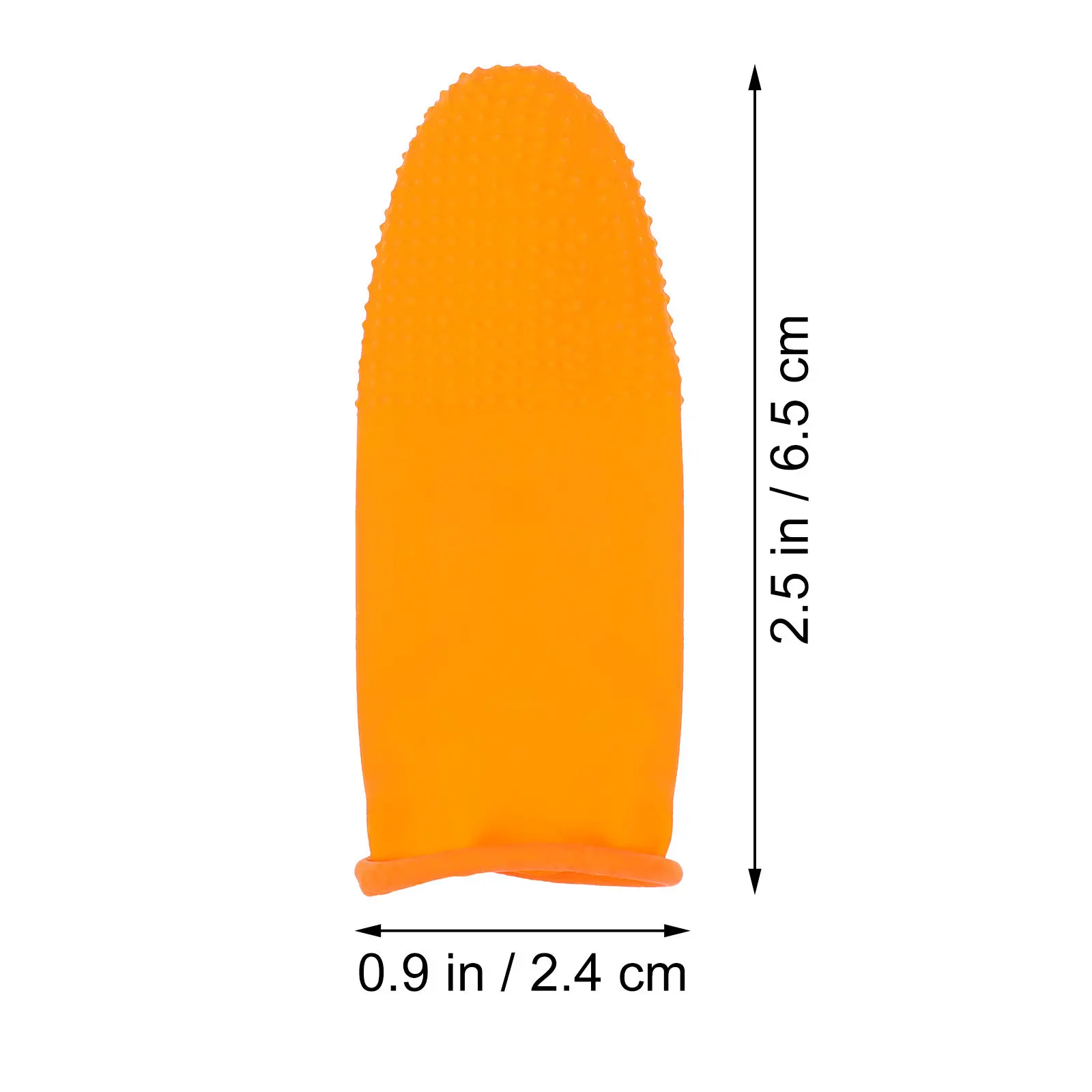 100Pcs Professional Finger Sleeves Soft Latex Anti Skid Protective Covers for Precision Work DIY Use Wear Resistant