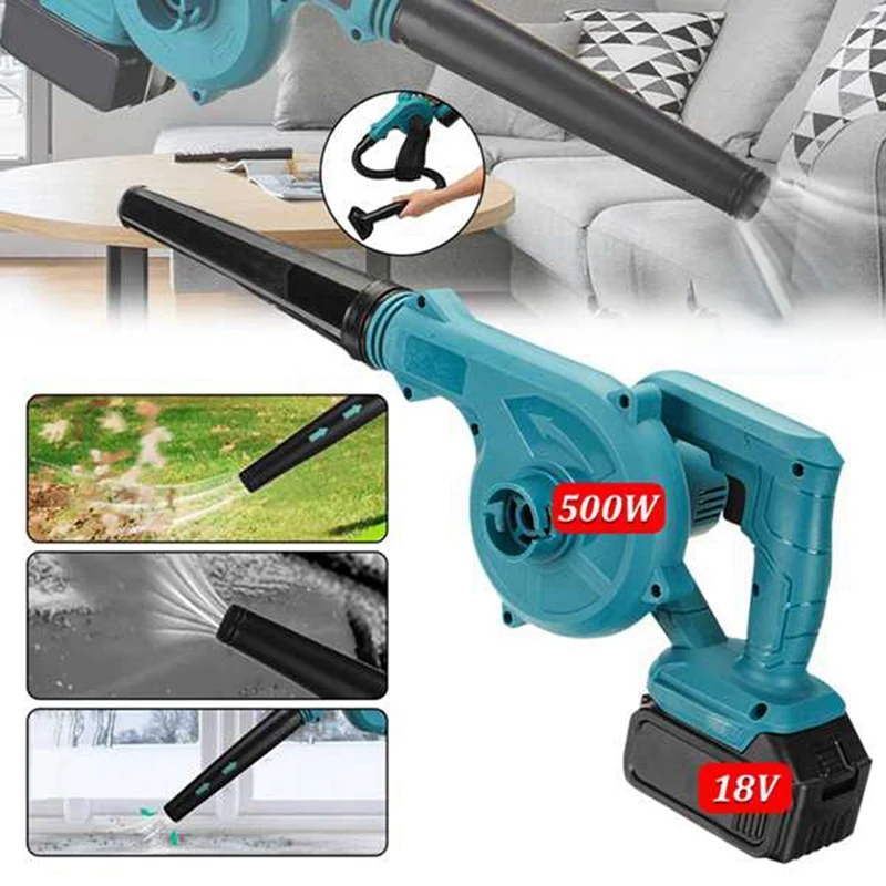 Cordless Hair Dryer & Suction Handheld Leaf Computer Dust Collector Cleaner Power Tool For Makita 18V Battery