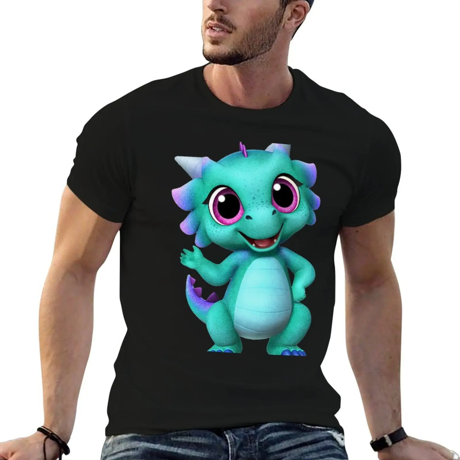 Shimmer and shine poster T-Shirt essential t shirt designer shirts plus size clothes black t-shirts for men