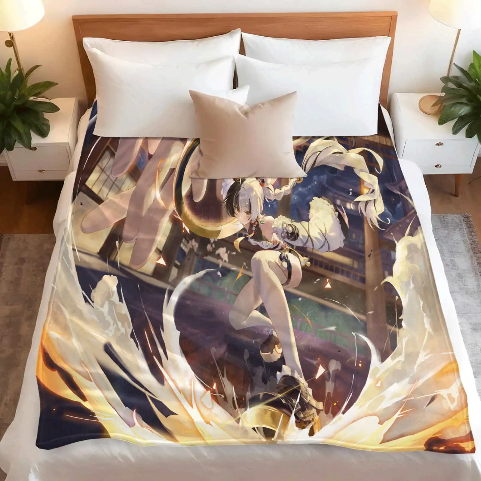 Absolute zero- Liuyin Soft Plush Blanket,Flannel Throw Blanket for Living Room Bedroom Bed Sofa Cover Gift
