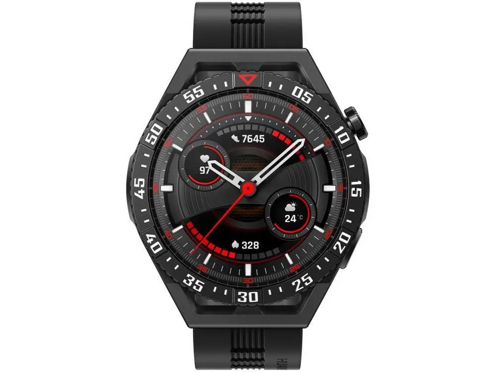 ساعة ذكية ، 46 ، أسود