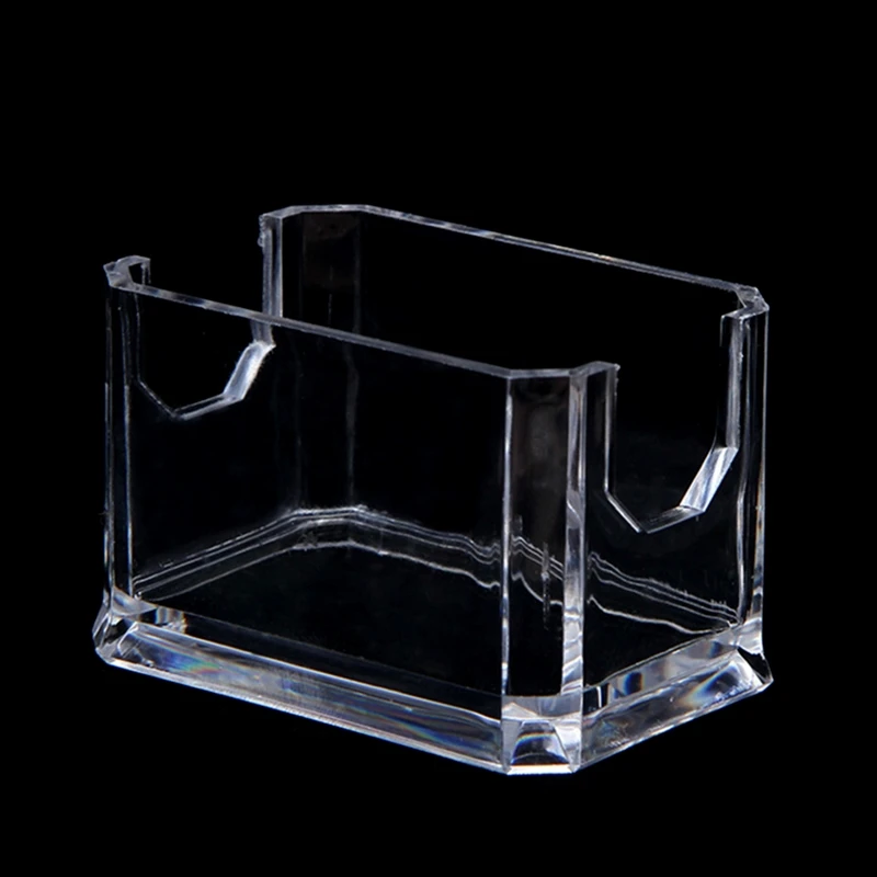 367A Clear Acrylic Tabletop Tea Bags Sweetener Container Multifunctional Storage Box