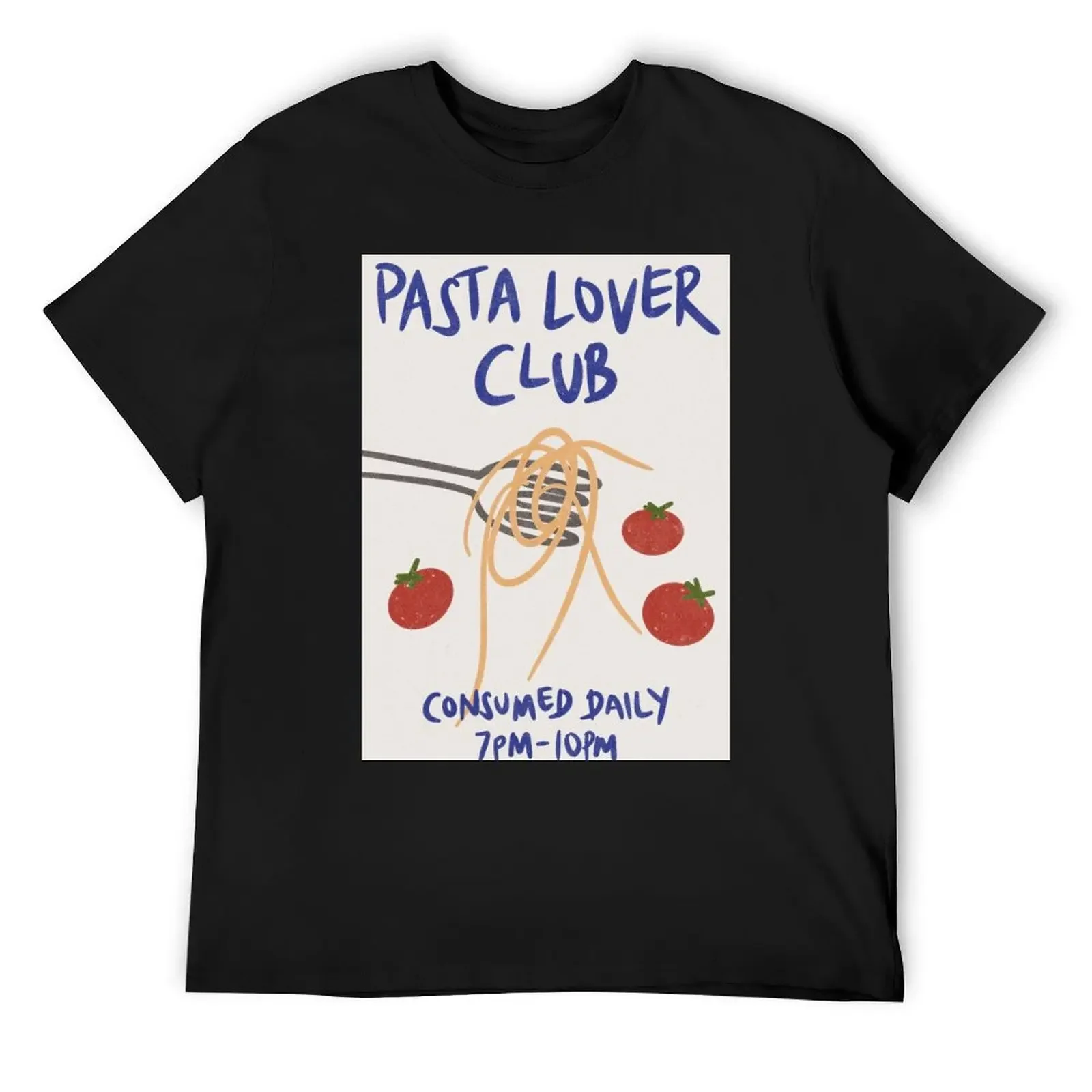 

pasta, food, pasta lover, tomatoes, tomato, french, kitchen, food lover, fork, spaghetti, funny, cute, kitchen print T-Shirt