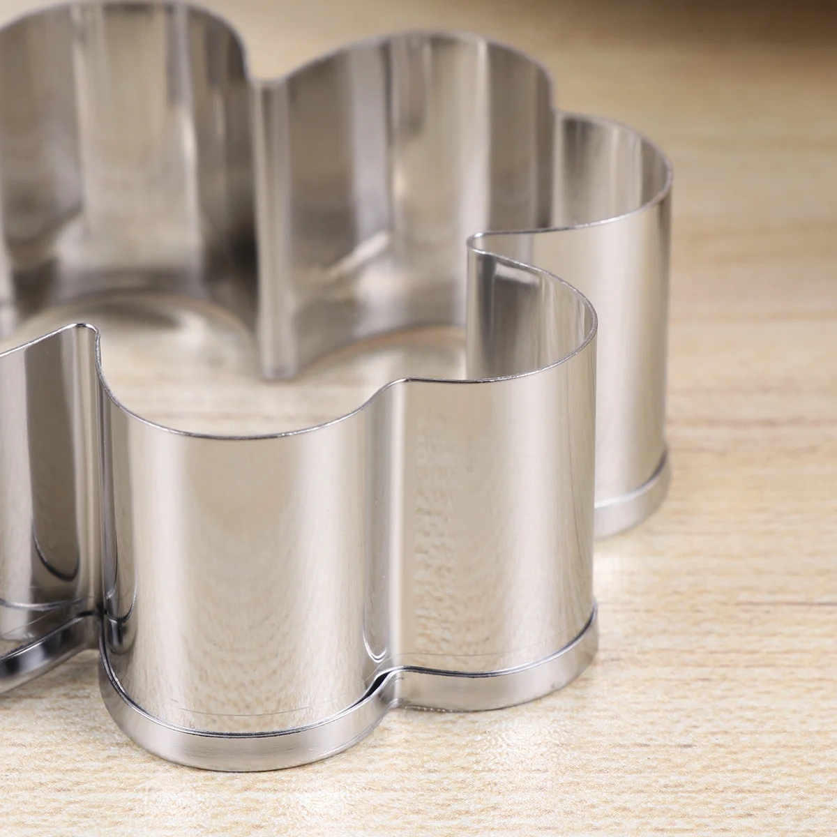 

5Pcs Four Clover Cookie Mold Stainless Steel Biscuit Molds for Baking Mini Cakes Cupcakes Muffins Cheese Cake Tools