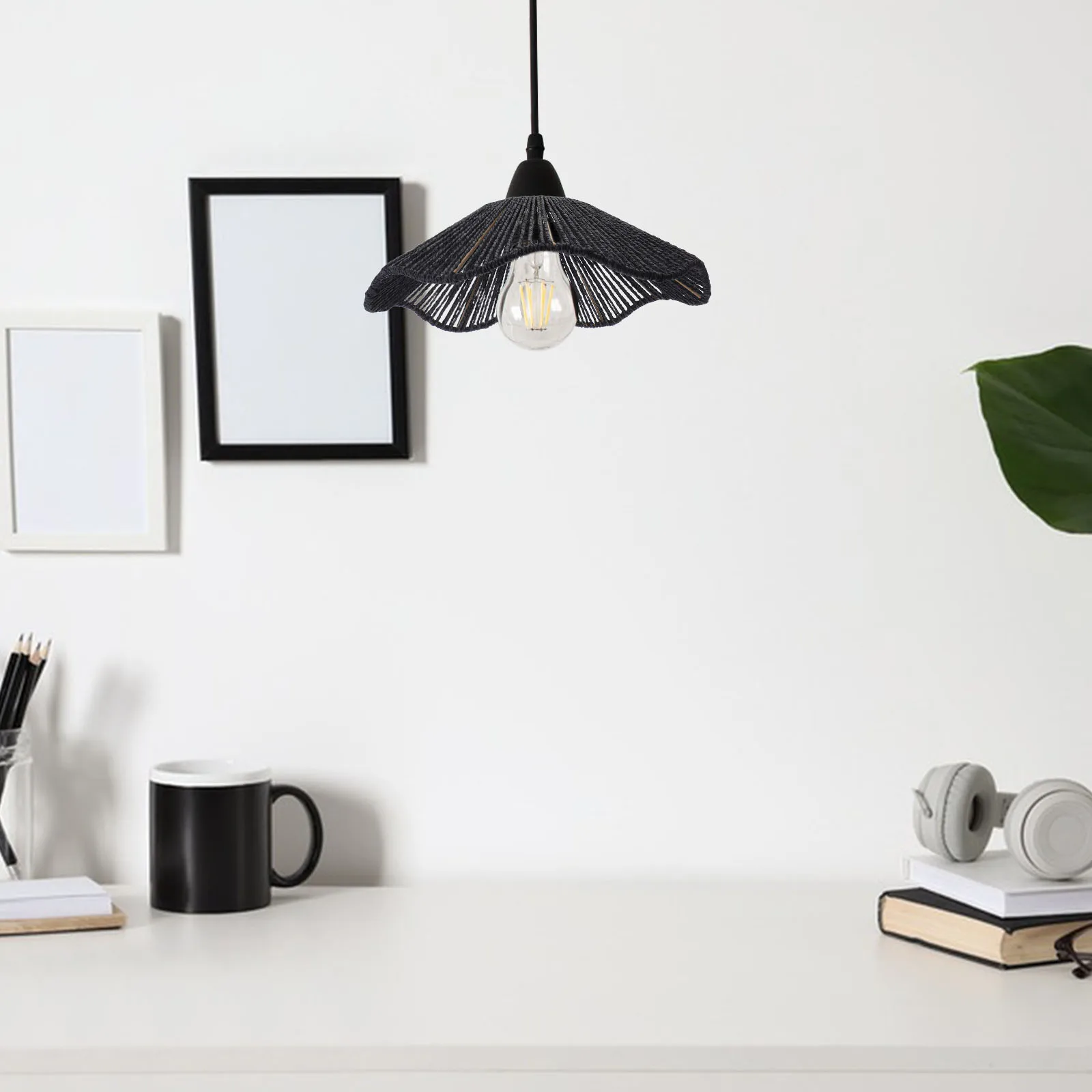

Hat Chandelier Lampshades Bedroom Light Shades Round Pendant Fitting Hollow Soft Lighting Design Versatile
