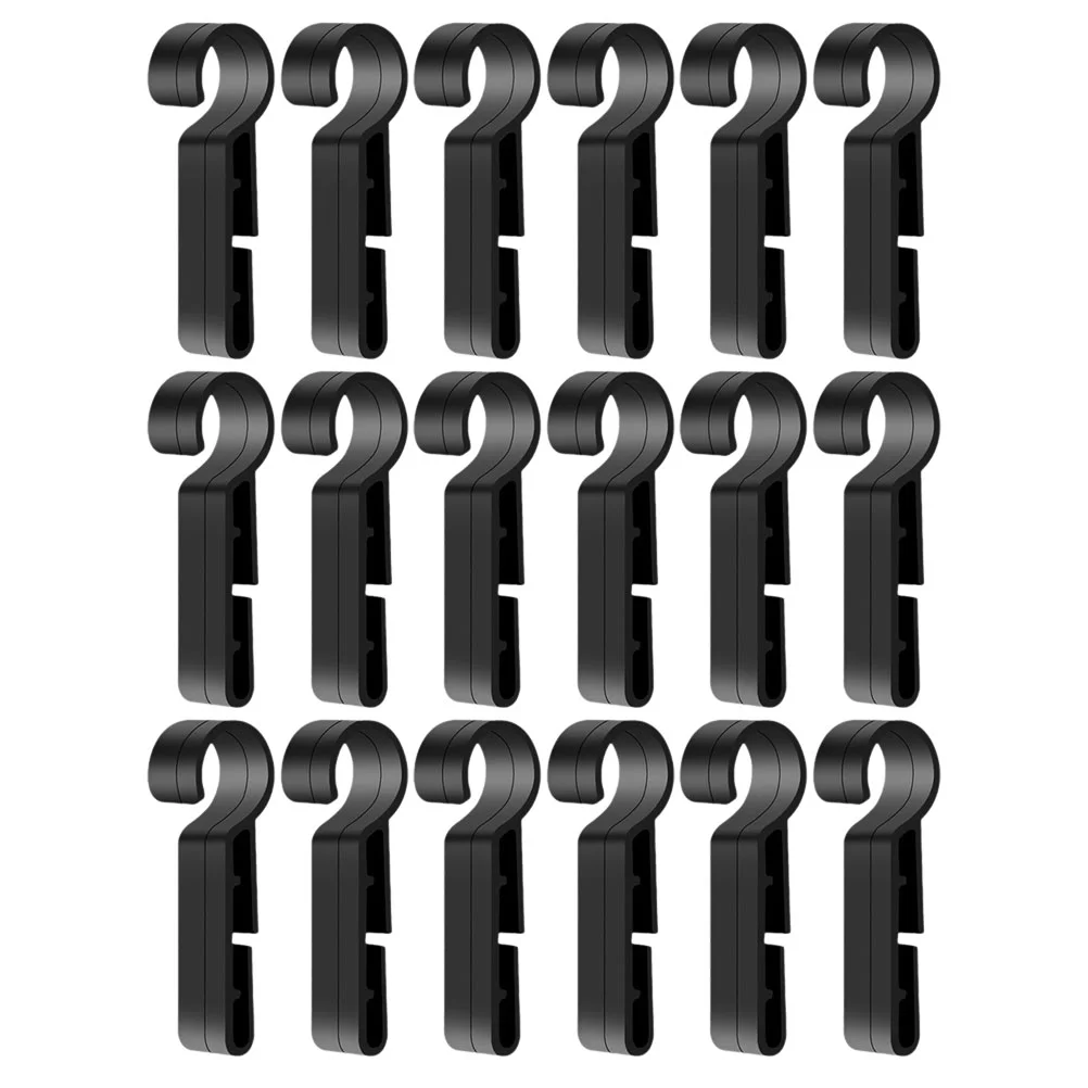 30 Pcs Headlight Buckle Safety Hat Liner Holder Strip Hard Clips Flashlight Headlamp