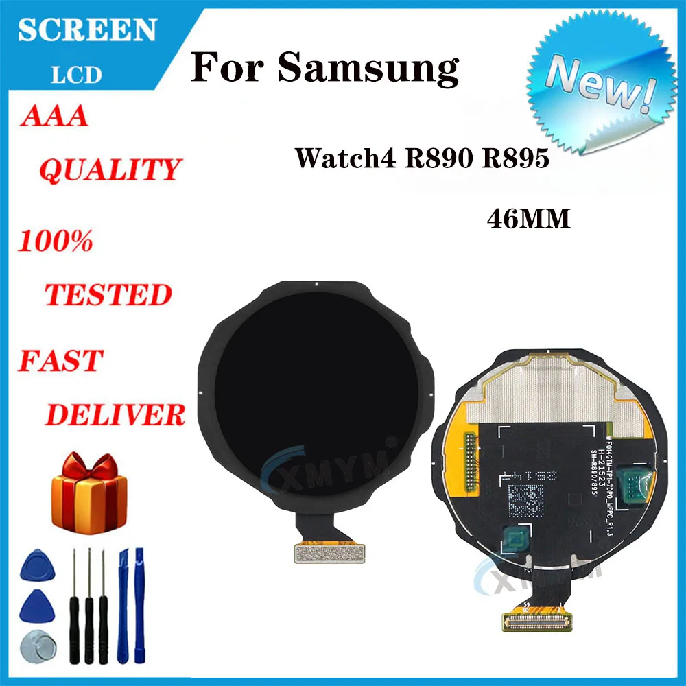 For Samsung Watch4 R890 R895 LCD Screen Display 46MM Replacement And Repair Of Accessories