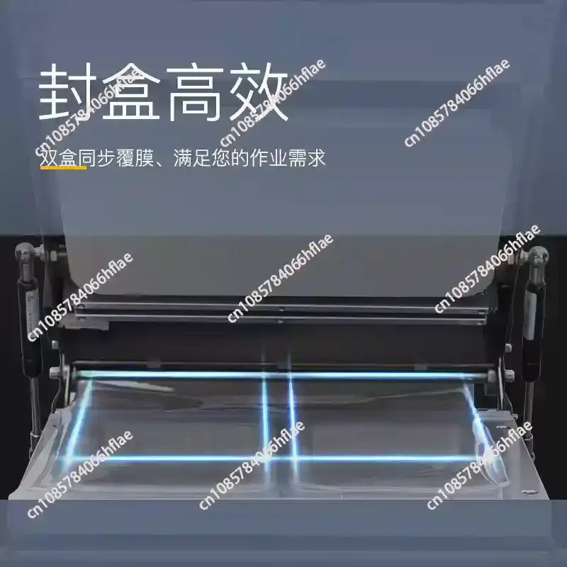 Manual Vegetable Packing Machine, Fast Food Tray Heat Sealer, Plastic Film Food Tray Packaging Sealing Machine