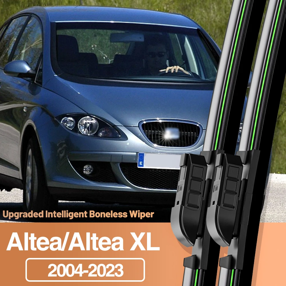 

2pcs For Seat Altea Altea XL 2004-2023 Front Windshield Wiper Blades Windscreen Window Accessories 2005 2006 2008 2009 2015 2016