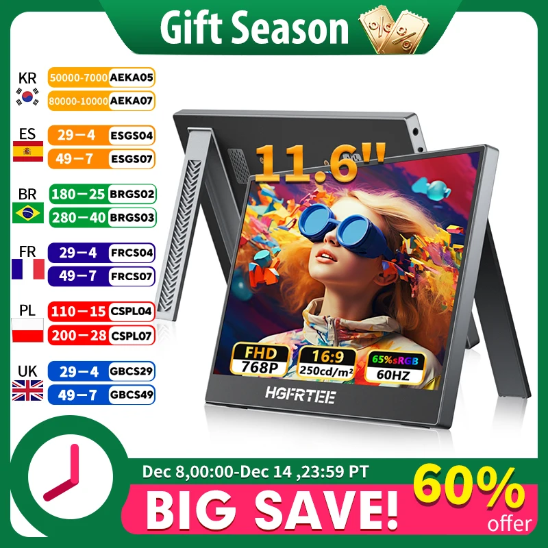 Hgfrtee 11.6" Porta… - image