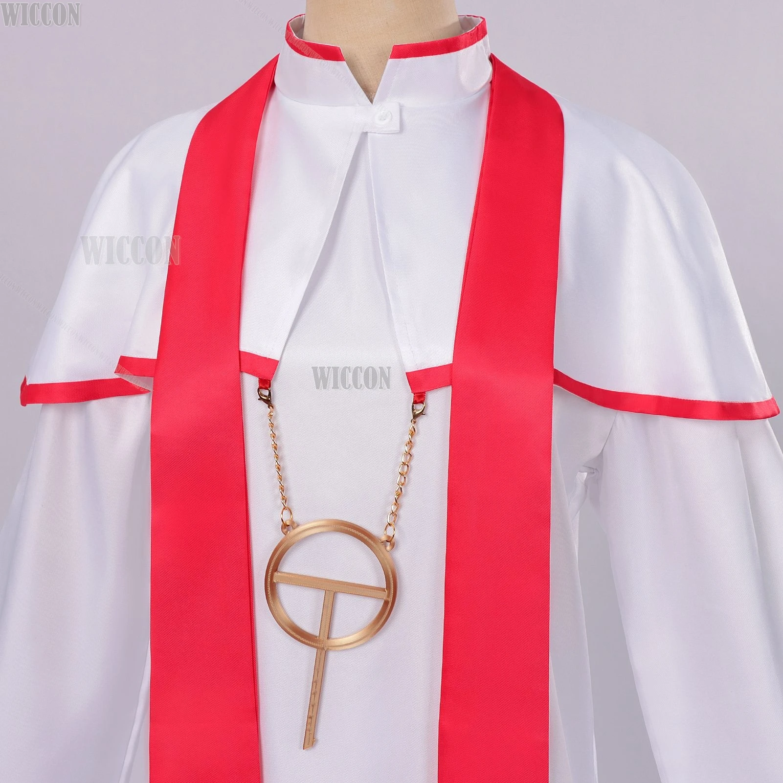 لا تصدق قصة تي كاسان ميكف تيتو ملابس تنكرية ديفا شعر مستعار لامع ذيل حصان لعب الأدوار Vtuber الهالوين الفتيات كوميك كون كوس #3