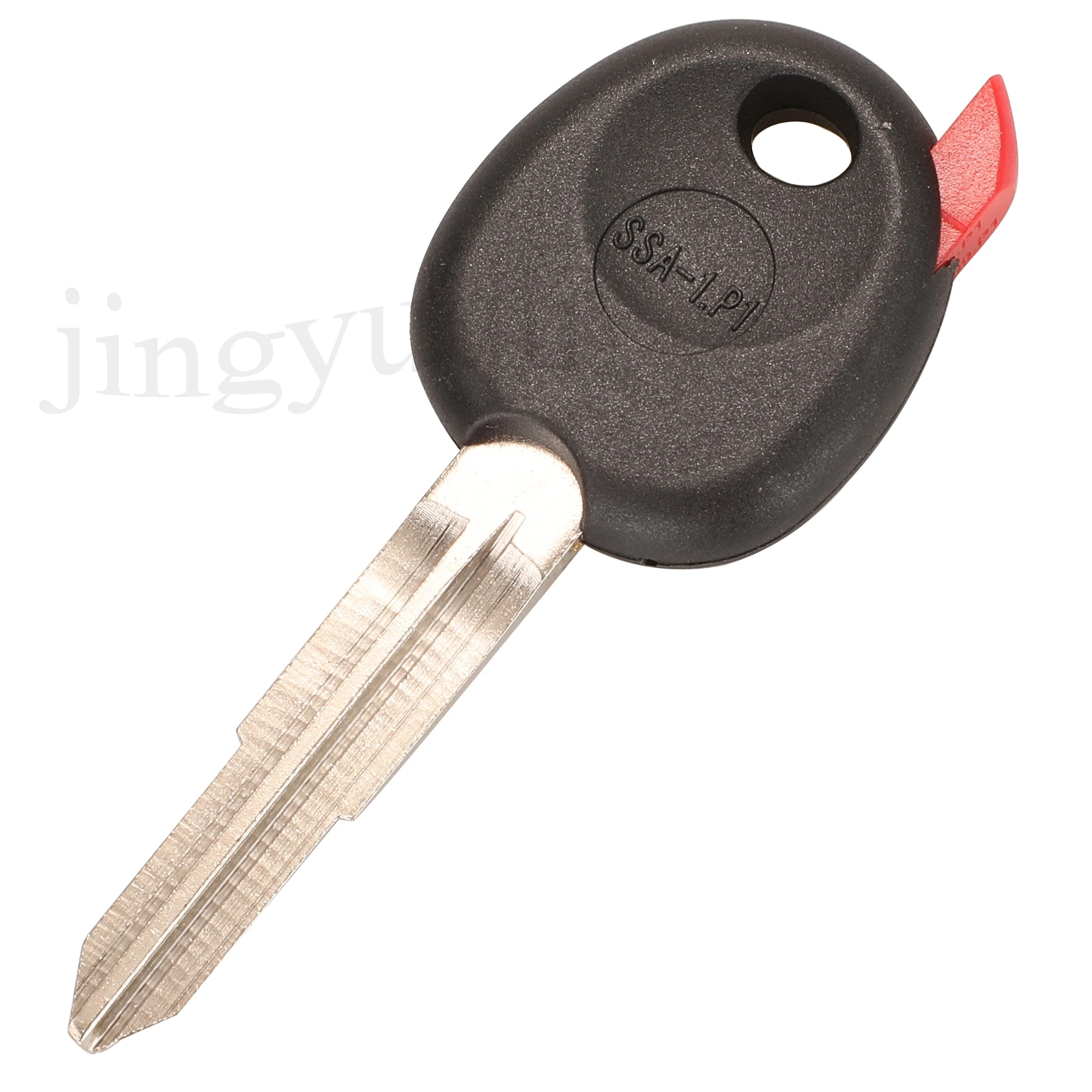 jingyuqin Transponder Key Shell For Ssangyong Kyron Actyon With Uncut Blank Blade Remote Case Fob Cover Replacement