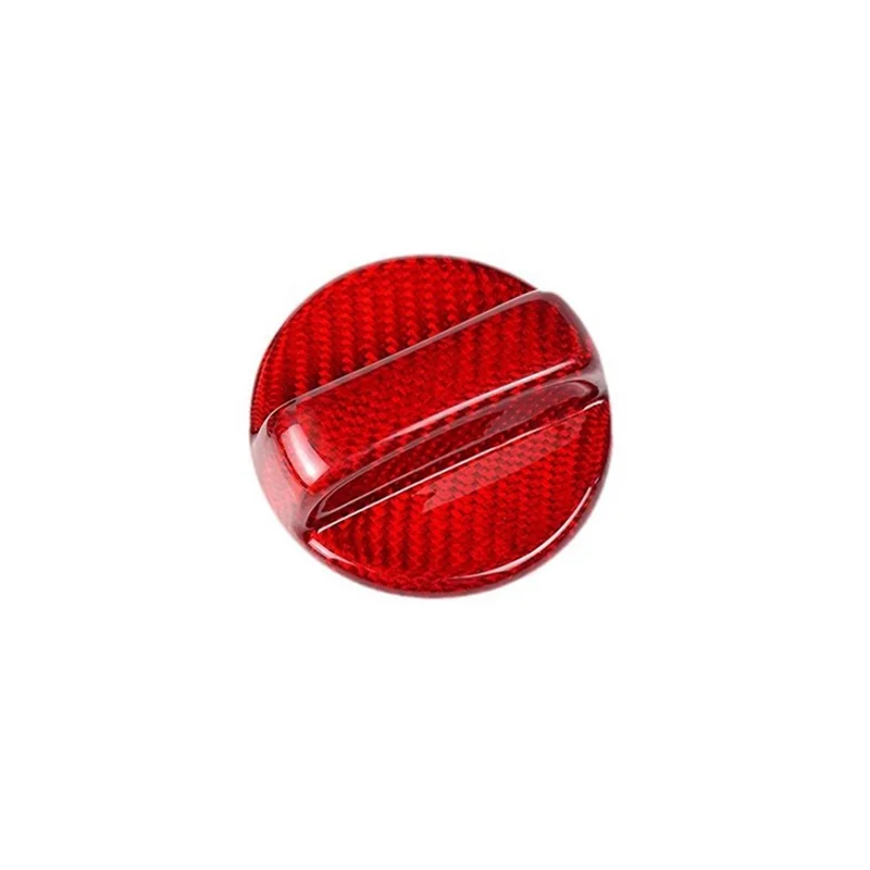 

Real Hard Carbon Fiber Car Fuel Tank Cap For Subaru BRZ 2021-2023 WRX STI XV Forester Outback Legacy Crosstrek Replacement (Red)