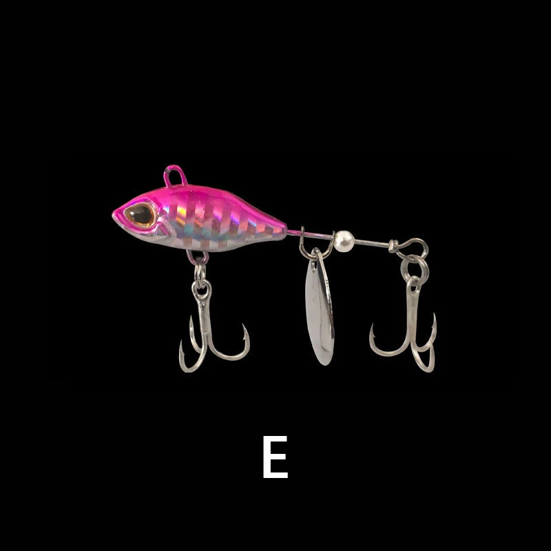 Rotating Tail VIB Vibration Bait Spinner Spoon Fishing Lures Jigs Tractor Fishing Hard Baits Tackle Pesca view 6