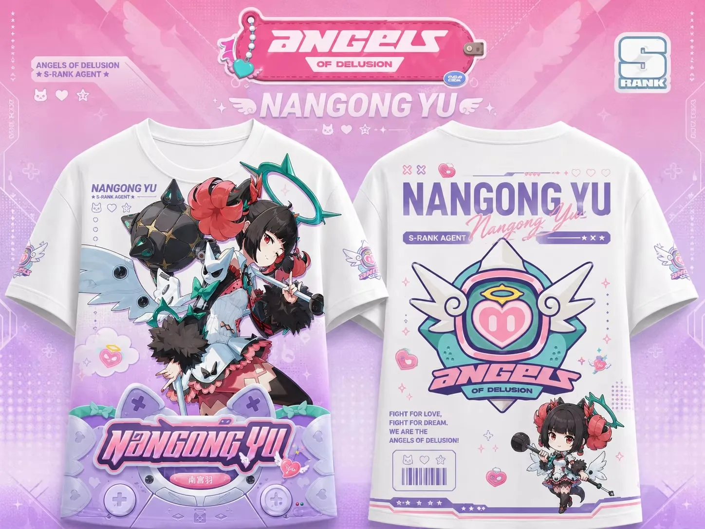 2026 New Zen Free Zero Zone ZZZ Character Suna, Alia, Nangong Yu Full Printed Jersey, Breathable Quick Drying T-shirt