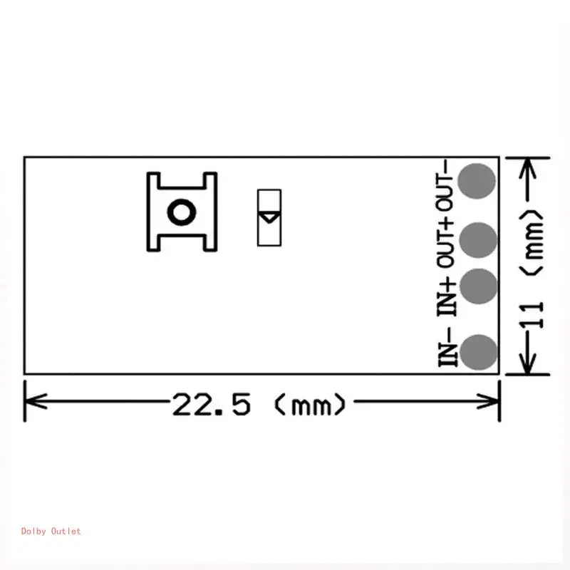 Micro Wireless Remote Control Module DC12V 24V Single-Way for LED Light