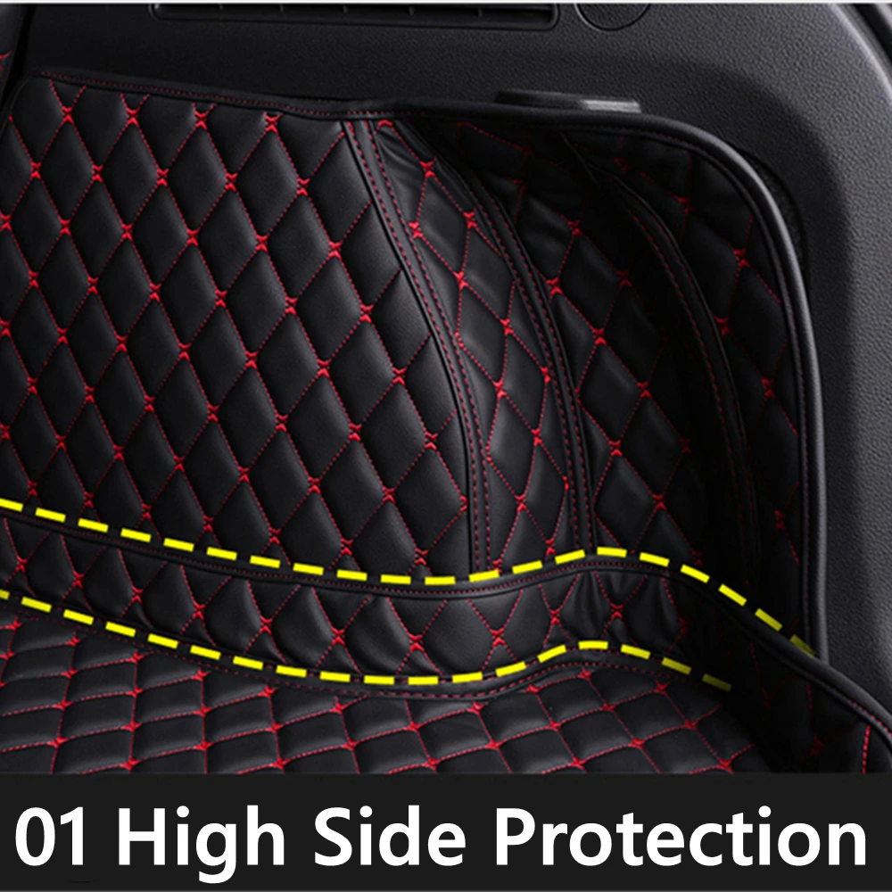 Car Trunk Mat For Mercedes-Benz B C E Class GLB CLA CLS GLE GLC GLA GLK EQA EQE EQC EQS Rear Cargo Cover Carpet Liner Tail Pad