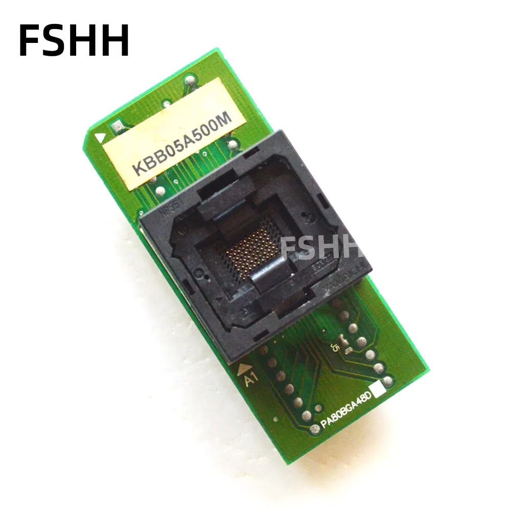 PA80BGA48D Programmer Adapter NP351-080-396 KBB05A500M test socket 8.0mmx13.0mm Socket