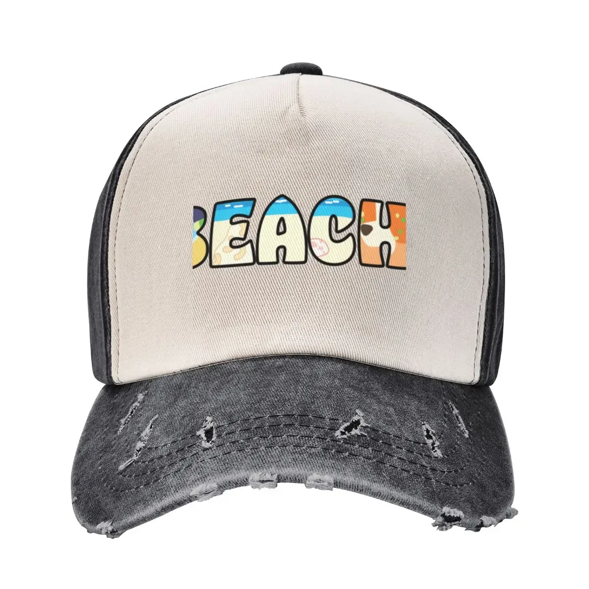 

BEACH! Baseball Cap Gentleman Hat Christmas Hat Big Size Hat Golf Women's Hats For The Sun Men's