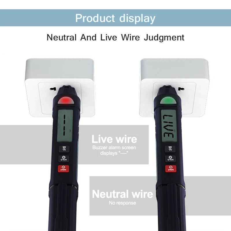 RELIFE DT-02 Smart Pen-Type Multímetro, Detecção de Indução Sem Contato, Multi-Function Mini Tester