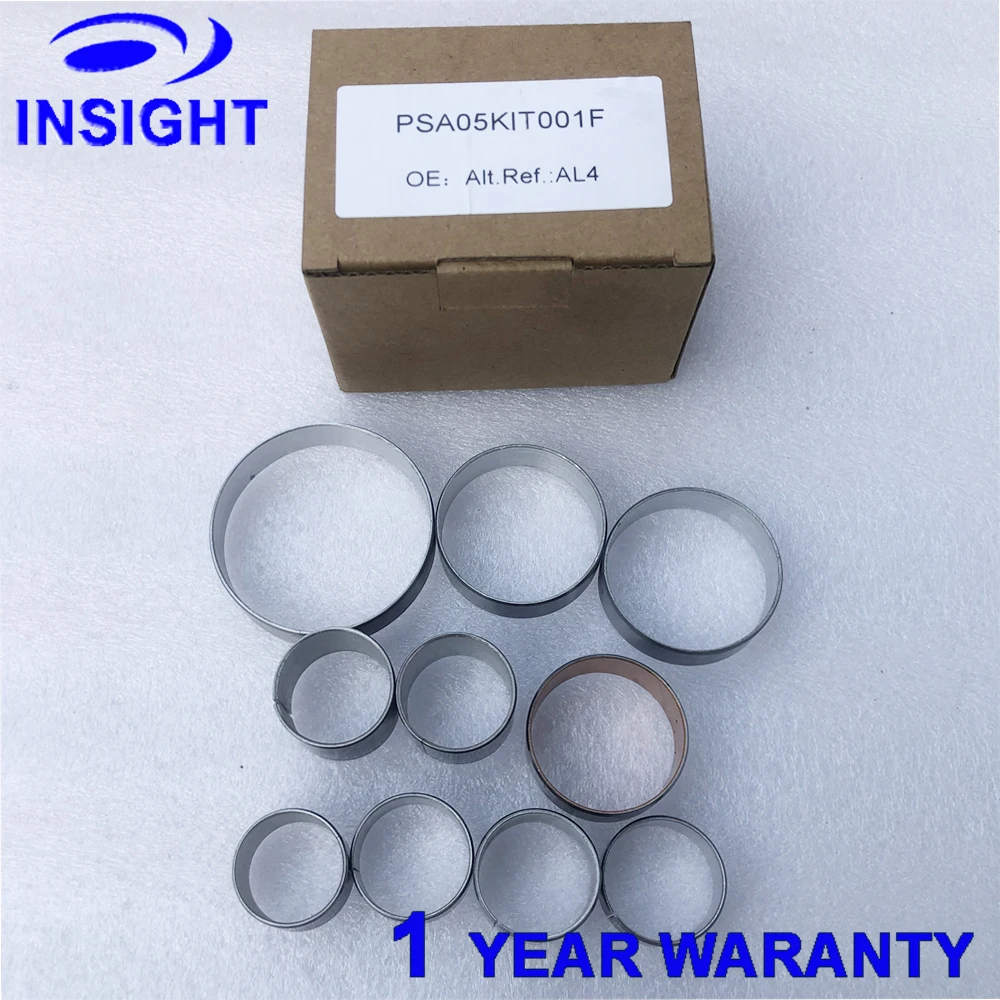 Same Day Delivery 100%  New DPO AL4 Automatic Transmission Bronze Bushing Kit For Peugeot 307 Citroen Renault 2 Years Warranty