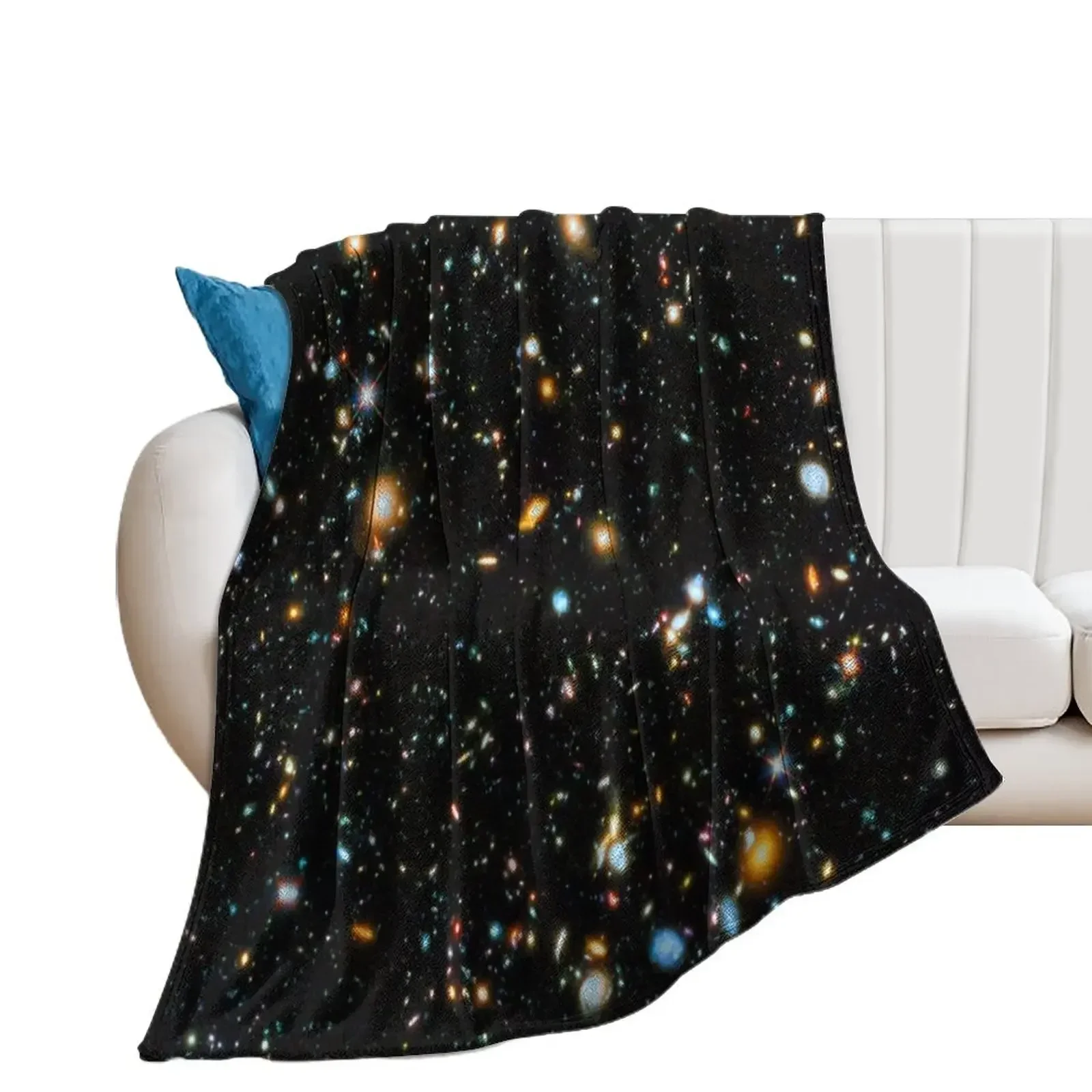 Hubble Extreme Deep Field Throw Blanket for winter Kid'S Blankets