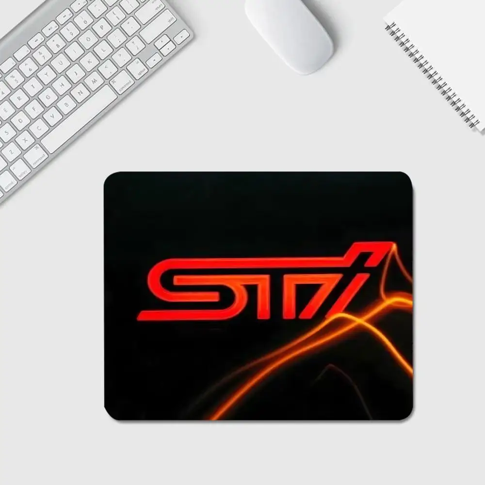 Is Car S-Subaru Logo MAISTO Mouse Pad Anime Game Mouse Pad High Quality Small Desk Pad Rubber Laptop Desk Pad