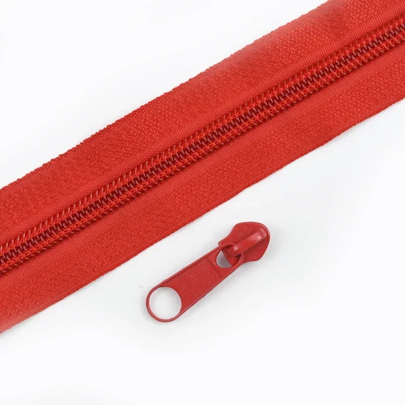 Rainbow Nylon Zipper By Yard with Sliders